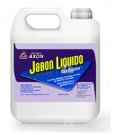 Detergente Liquido Baja Espuma Azul X 5 Lts